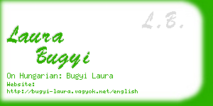 laura bugyi business card